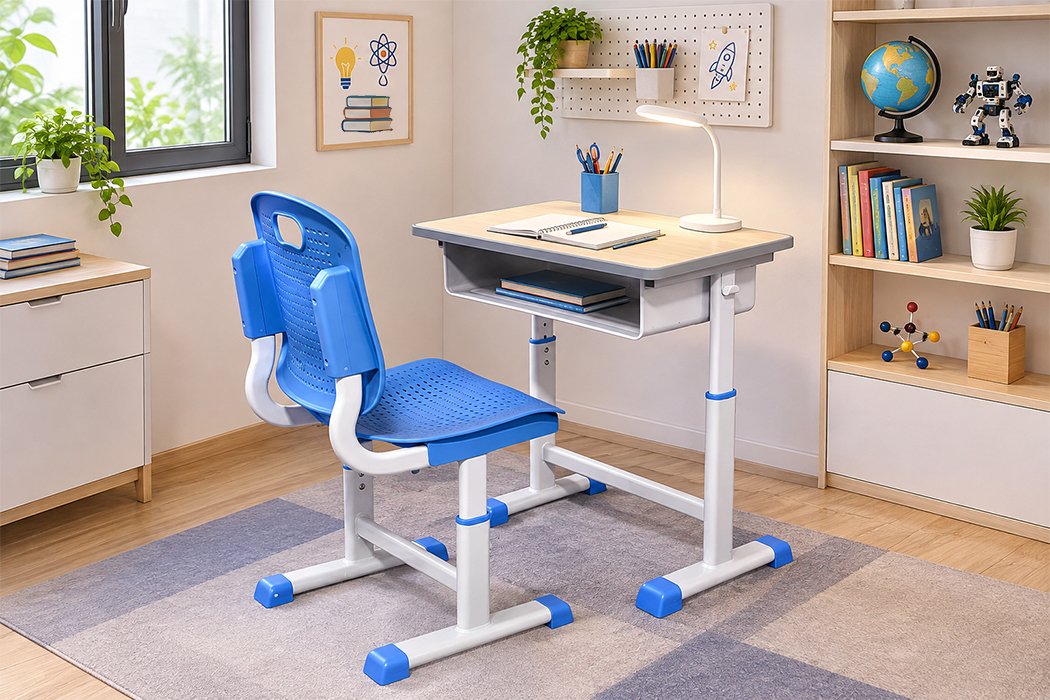 Bộ bàn ghế học sinh SET03 sử dụng cho góc học tập tại nhà