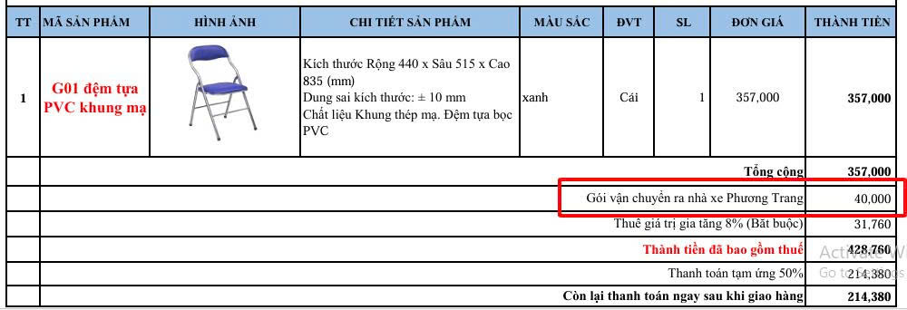 Anh Kha đơn ghế Nha Trang