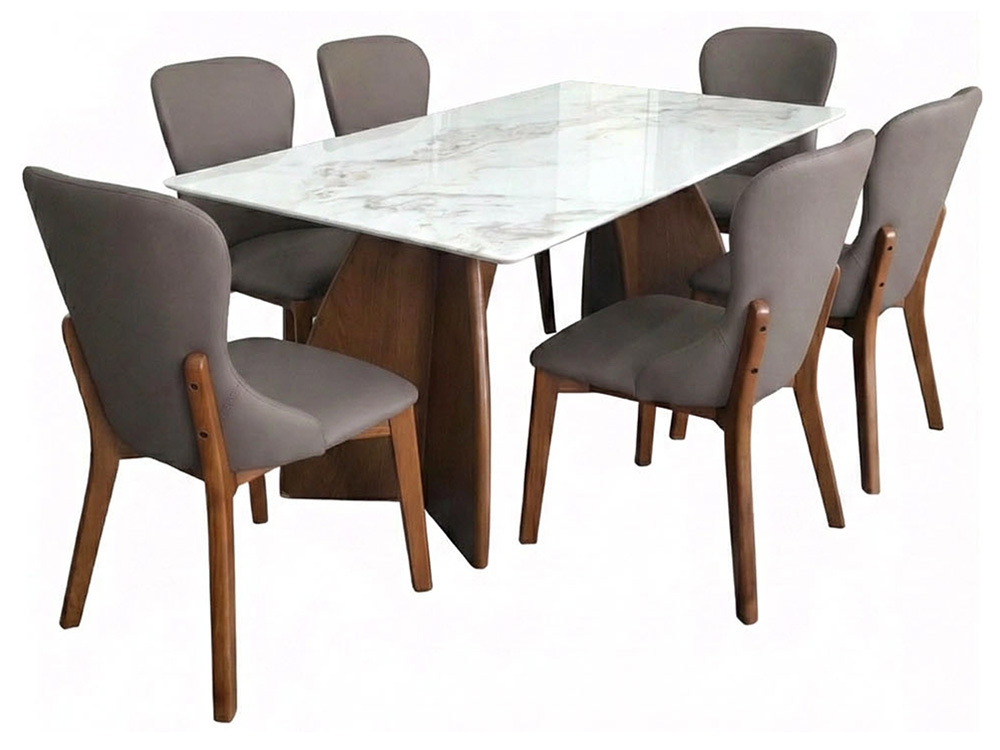 Bàn ăn BA513 kết hợp cùng ghế ăn GA514