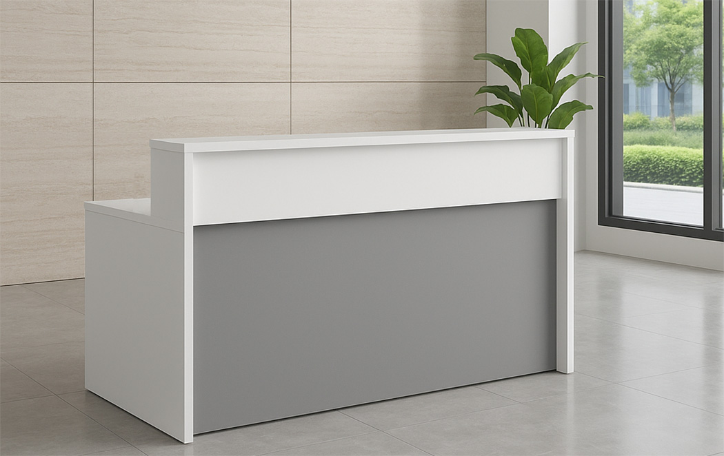 Quầy QLT127 phối màu trắng - ghi