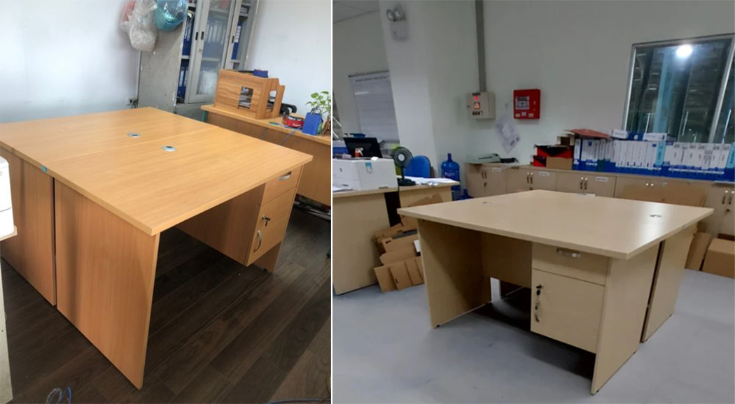Hình thực tế bàn nhân viên BG04M