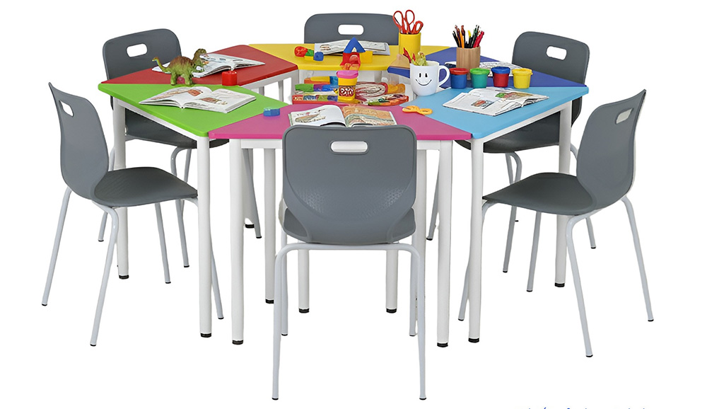 Bàn BHS48 | Ghế GHS48 ghép nhóm