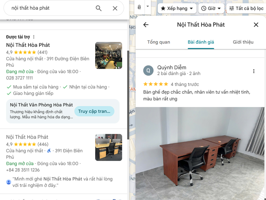 Feedback về bàn BNV07