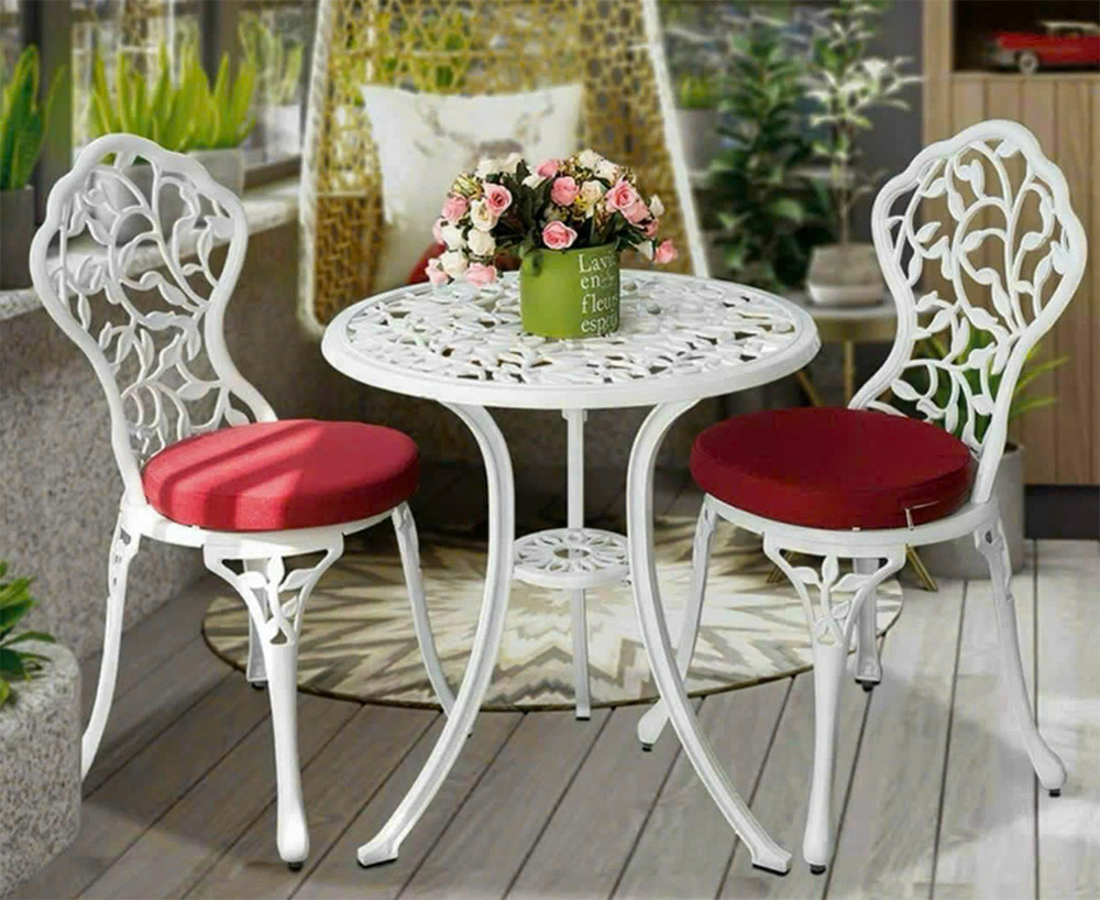 Bàn cafe BV02 màu trắng