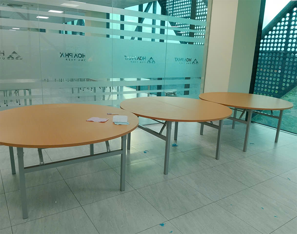 Hình thực tế bàn gấp BG06K16