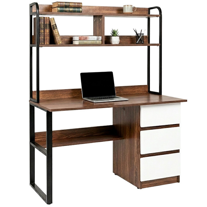 Bàn học liền kệ BHS408