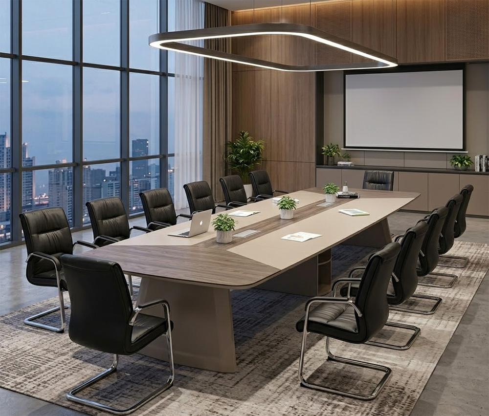 Bàn họp 262BH48 rộng 4m8 kết hợp cùng ghế D605V