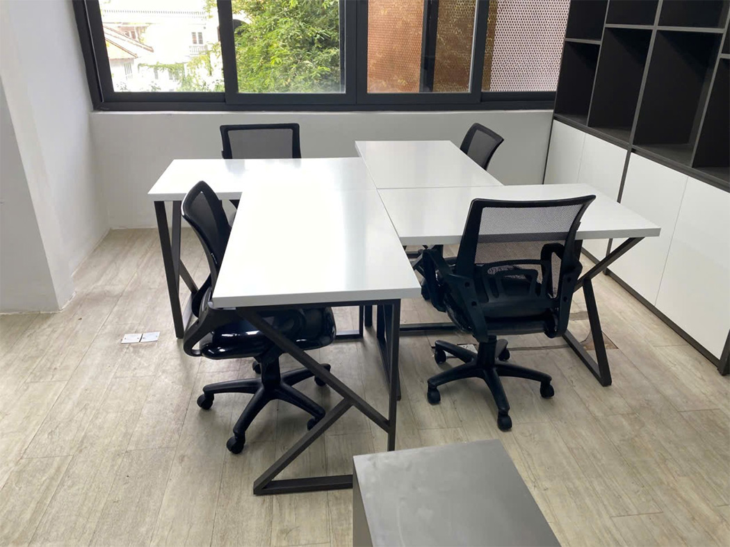 Hình thực tế bàn chữ K