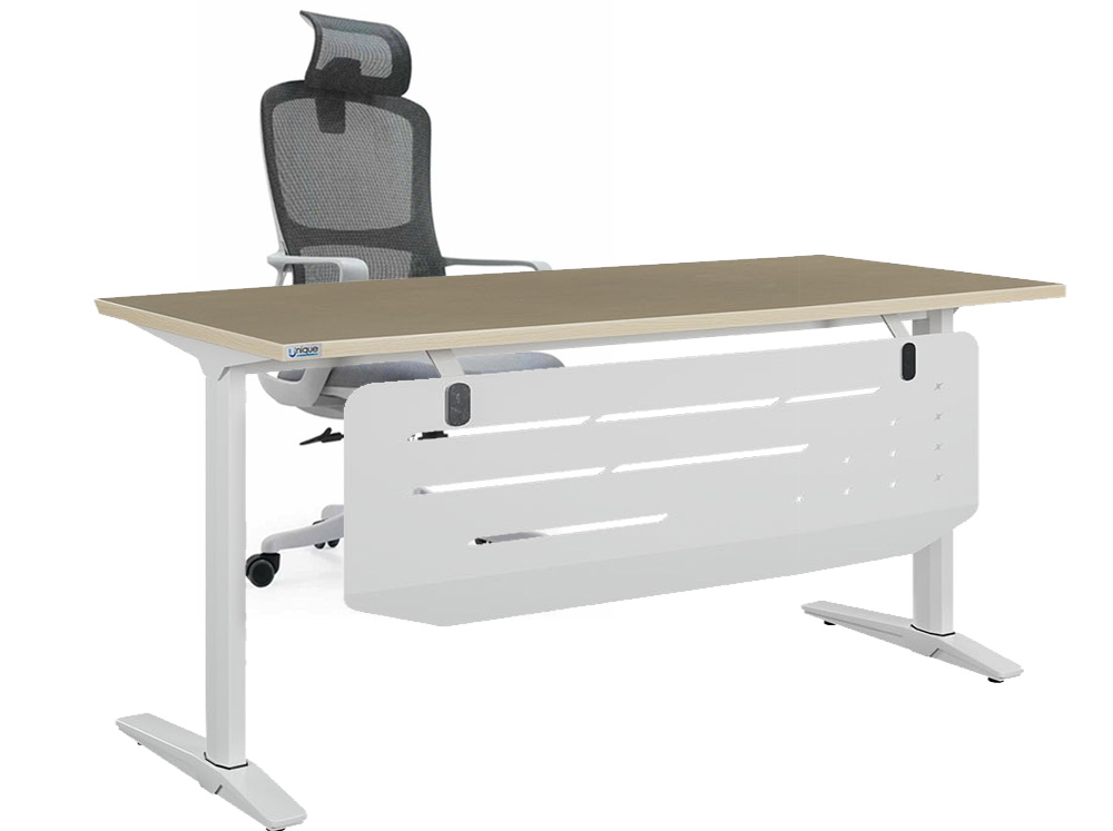 Bàn UN160CS3 rộng 1m6 kết hợp cùng ghế LM158A