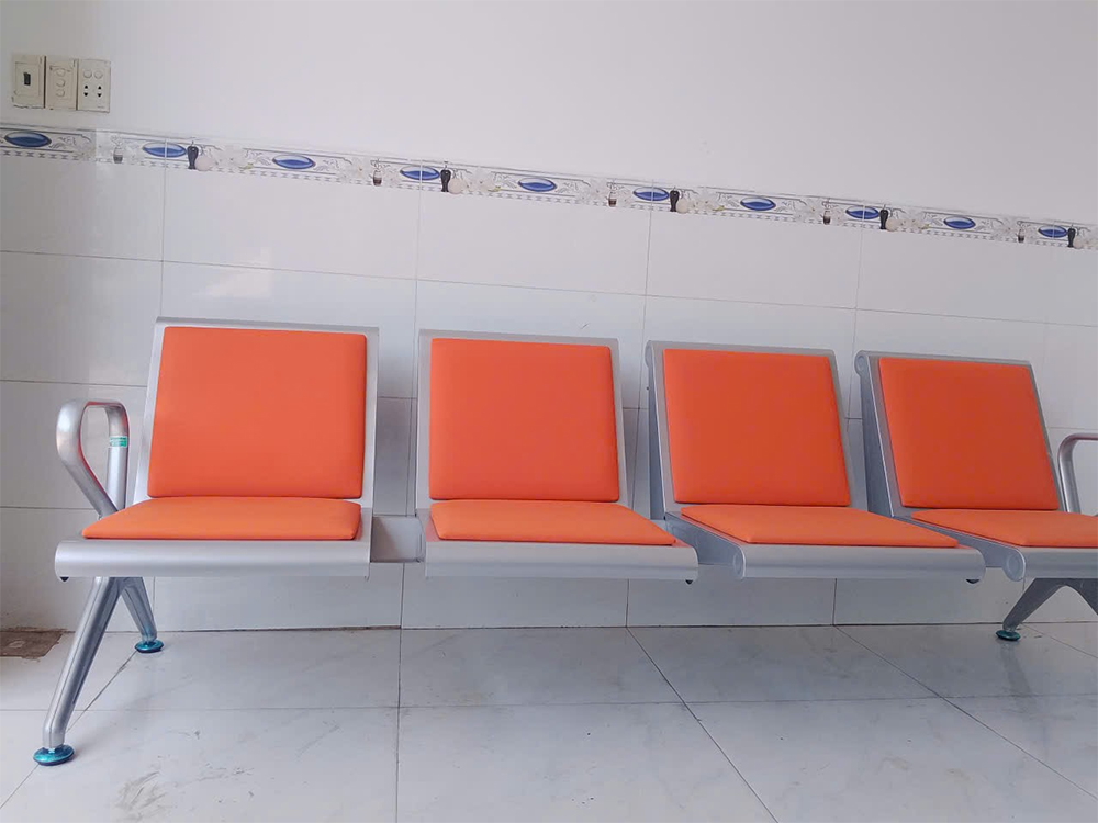 Băng chờ GC06D đệm PU màu cam