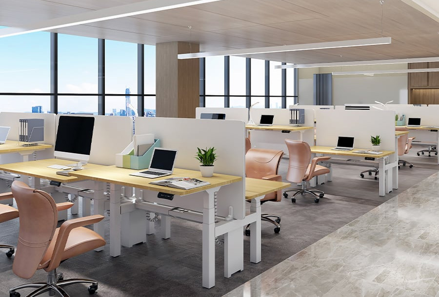 Bàn nâng hạ đôi BNH111-2 tiện ích