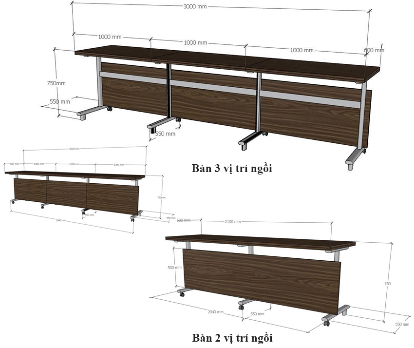 Bản vẽ kỹ thuật bàn hội nghị thiết kế theo yêu cầu VIAC