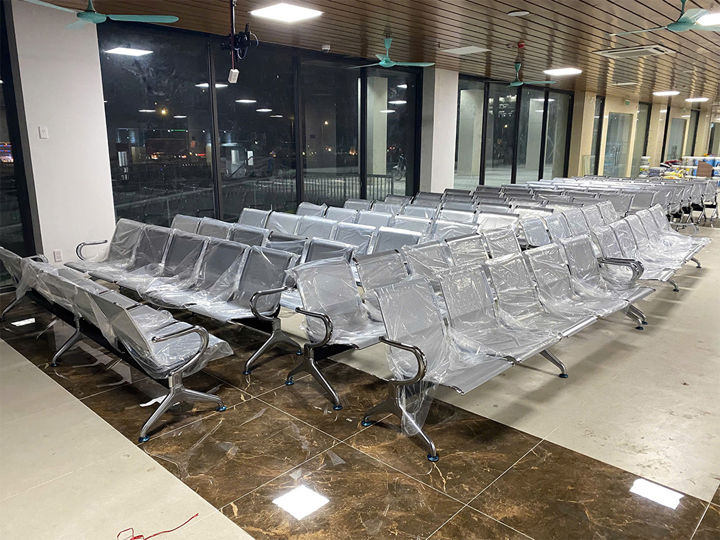 Ghế băng chờ trang bị tại công trình