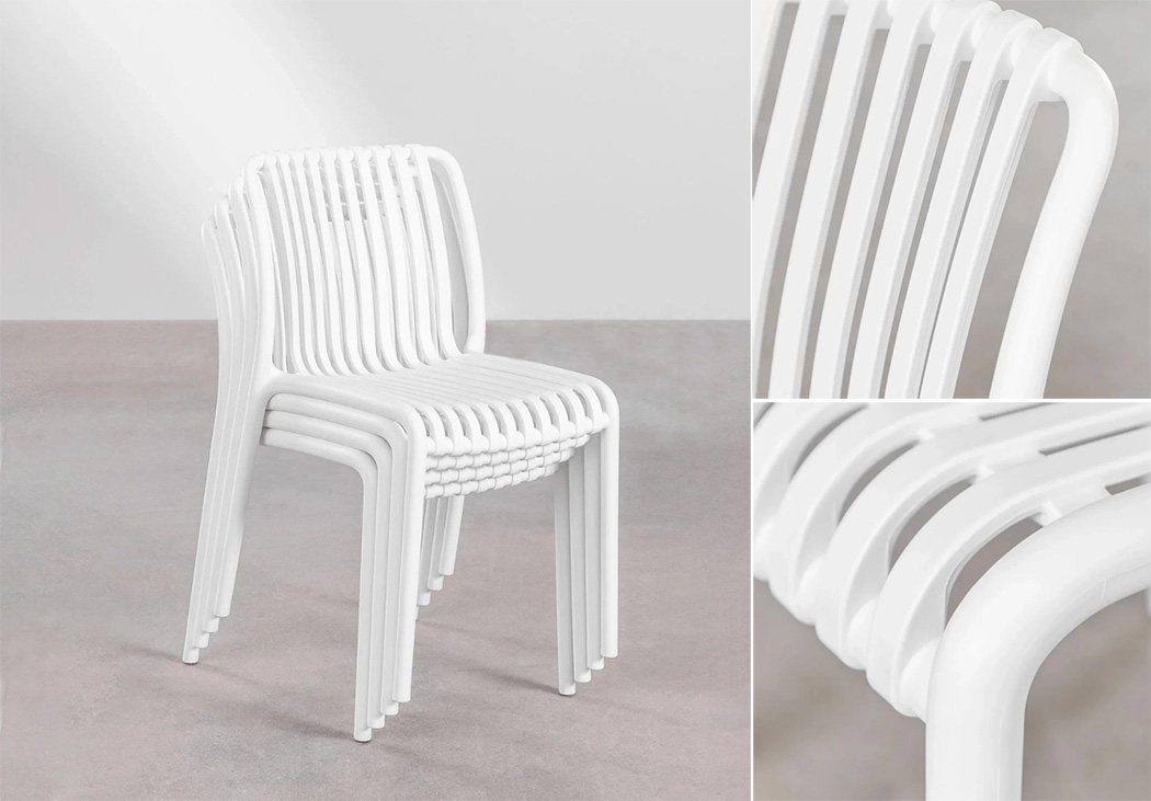 Ghế cafe CF3045 dể dàng xếp chồng tiết kiệm không gian