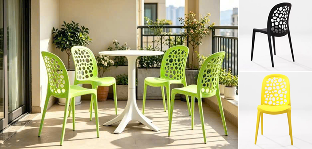 Ghế cafe nhựa 3010 có bảng màu sắc đa dạng