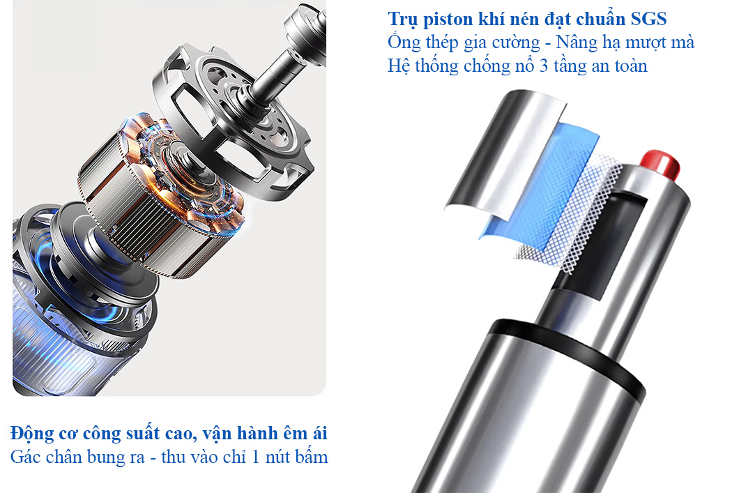 Piston hơi 6 cấp chống nổ