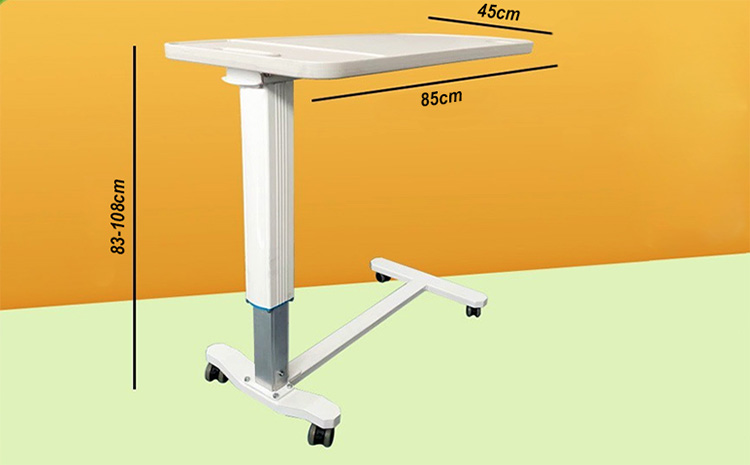 Chi tiết kích thước bàn ăn bệnh nhân BABN10