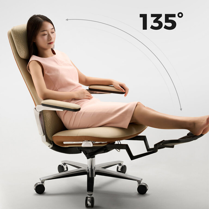 Ghế giám đốc da bò BC-007F ngả lưng thư giãn thoải mái