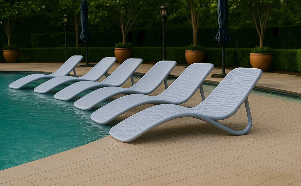 Hình 1: Ghế hồ bơi 3066