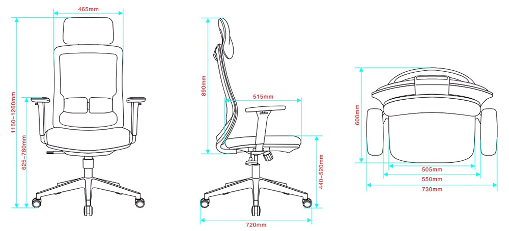 Hình ảnh chi tiết ghế LM188A-1