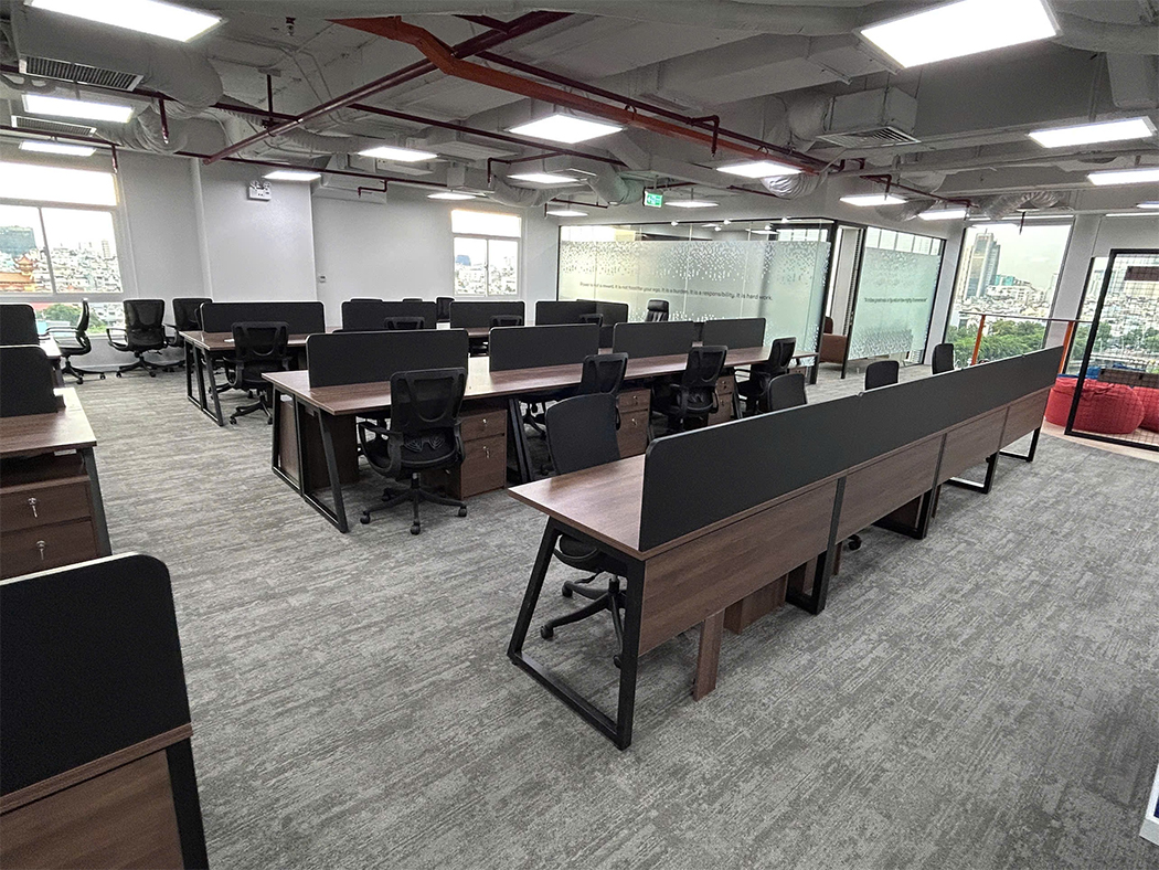 Ghế lưới B286 lắp cho văn phòng làm việc