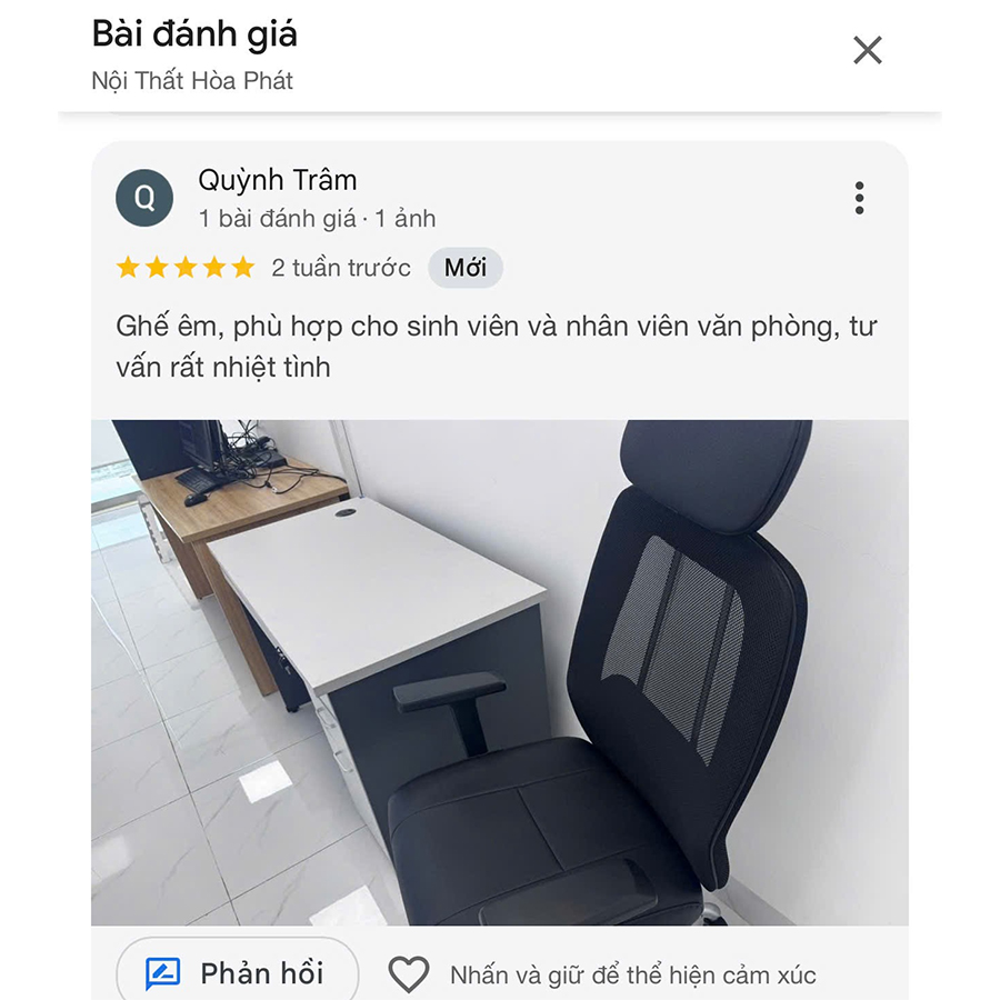 Khách hàng đánh giá về ghế lưới GL309