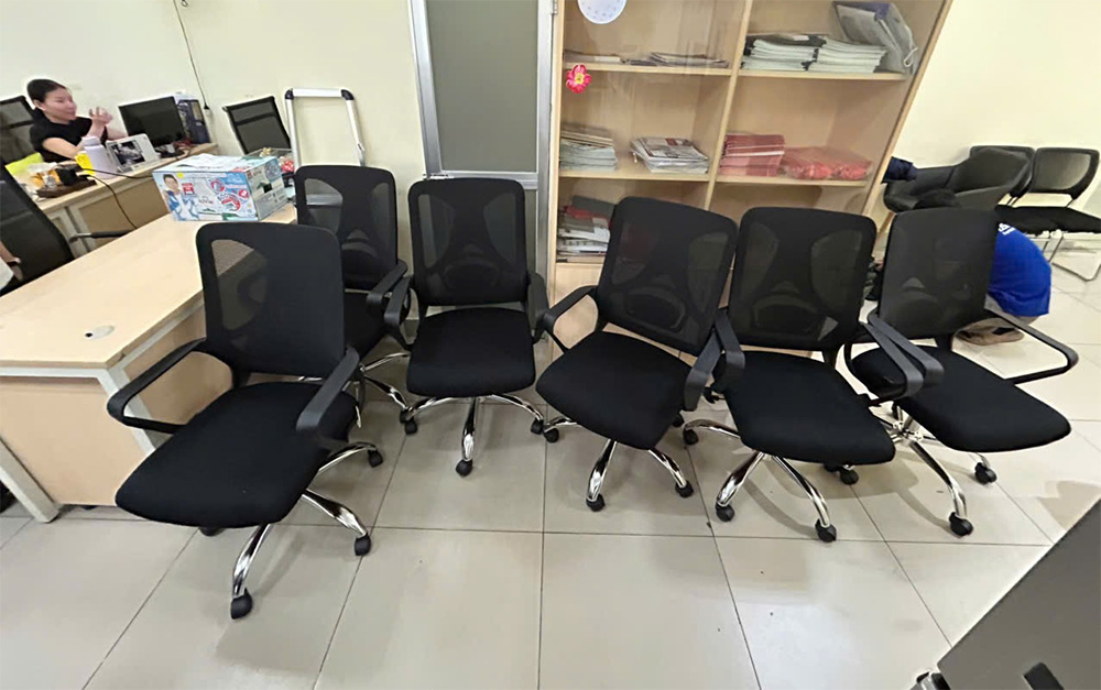 Hình thực tế ghế lưới nhân viên GL124