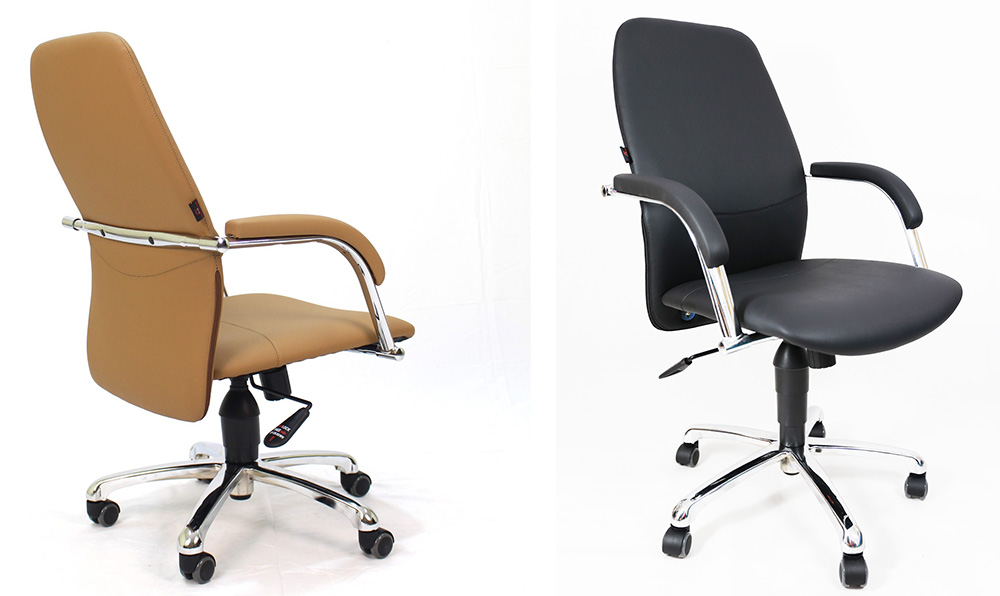 Ghế M08TQ nổi bật với đen và kem