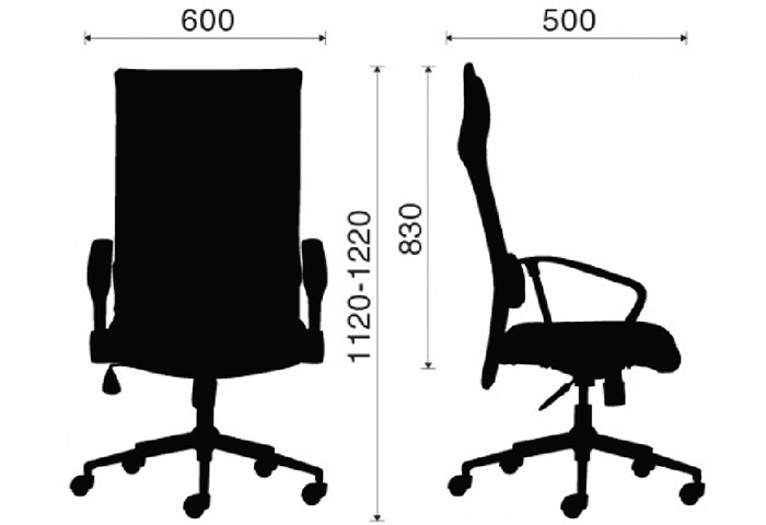 Chi tiết kích thước ghế M1014-01