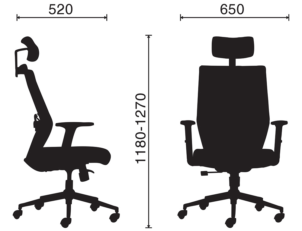 Chi tiết kích thước ghế M1083-01
