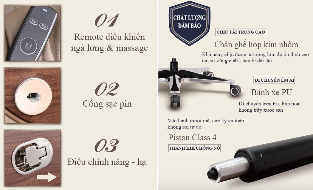 Hình 2: Ghế Massage 1656