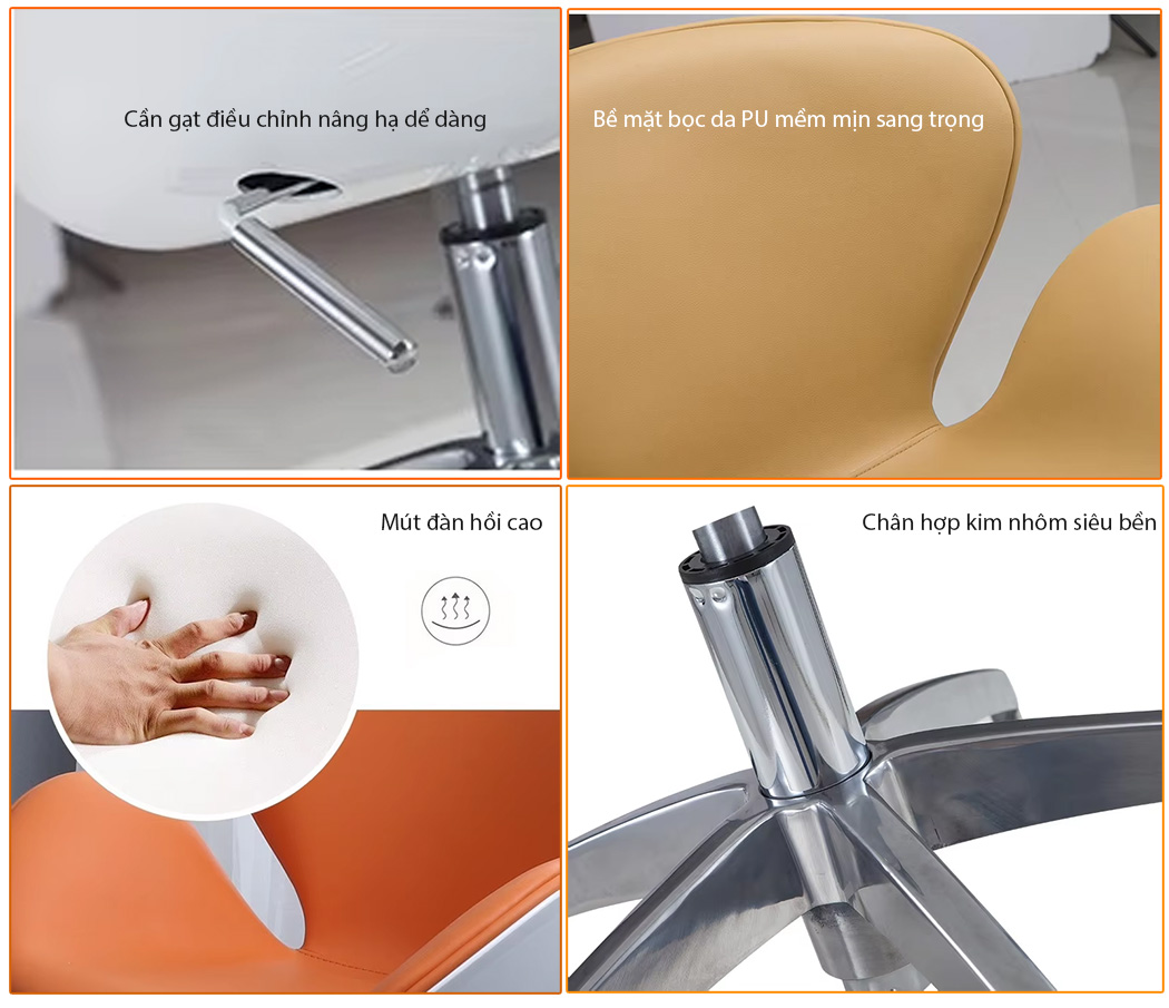 Chất liệu ghế 874