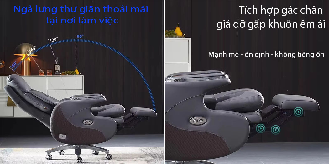 Ghế Tổng Giám Đốc HLY-7172 ngả lưng dể dàng