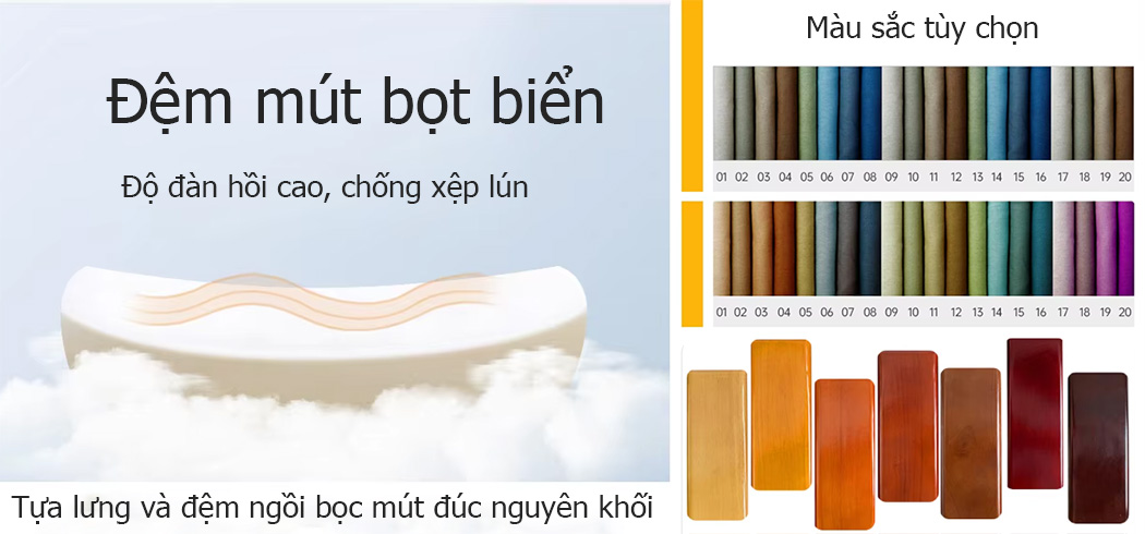 Chất liệu ghế WZ-868C