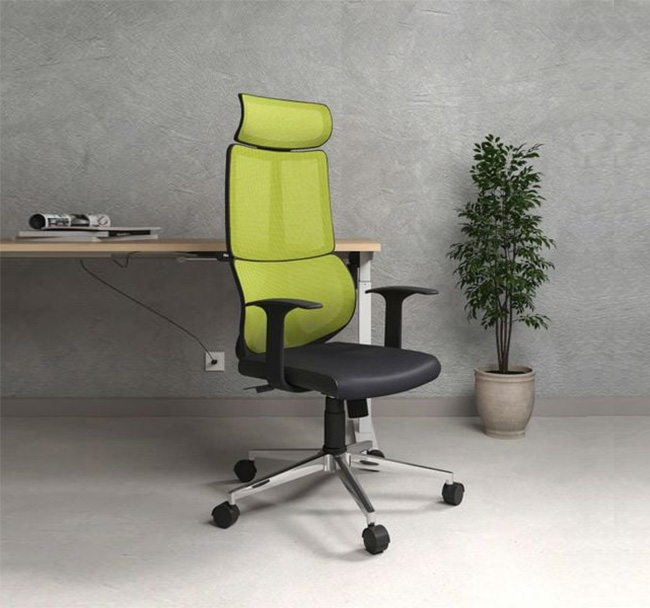 Ghế xoay GX251B chân sao mạ S11 (D325)