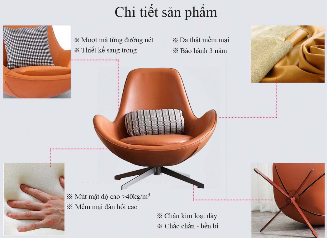 Hình 3 - Ghế thư giãn H5241