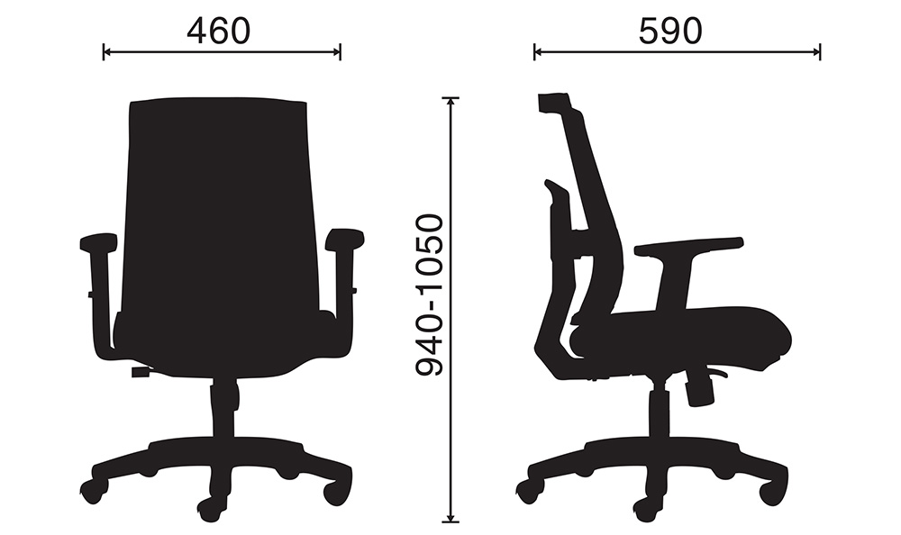 Chi tiết kích thước Ghế M1084-03 