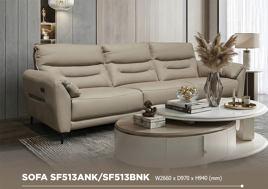 Băng sofa SF513ANK có tính năng ngả lưng