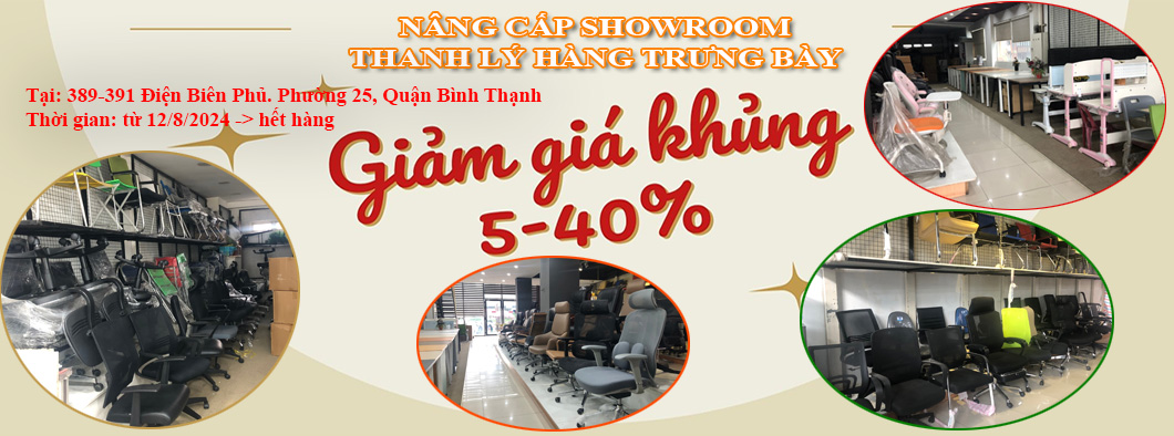 Mở rộng nâng cấp showroom, giảm giá sốc: thanh lý hàng trưng bày từ 5% - 40%