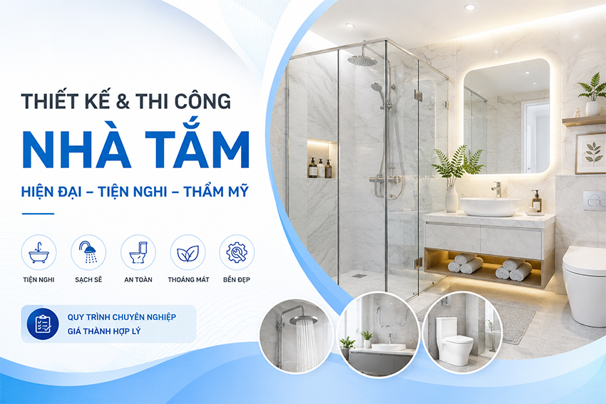 Muốn có nhà tắm đẹp? Đừng thi công khi chưa biết 7 điều này