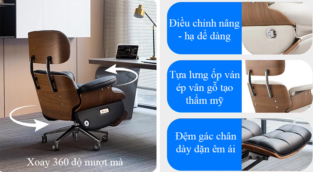 Hình 3: Ghế Chủ Tịch 1650