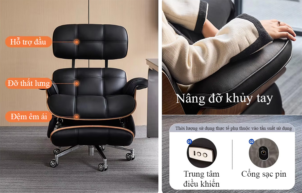 Hình 4: Ghế Chủ Tịch 1650