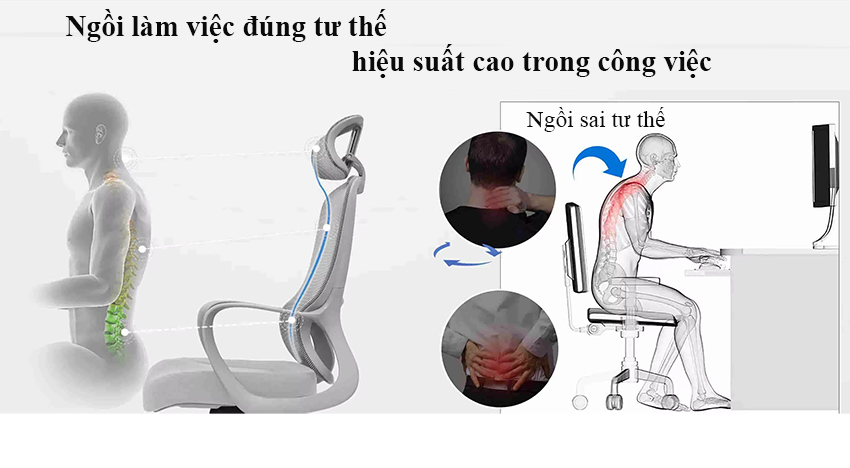 Top 5 mẫu ghế công thái học dưới 3.5 triệu bán chạy nhất hiện nay