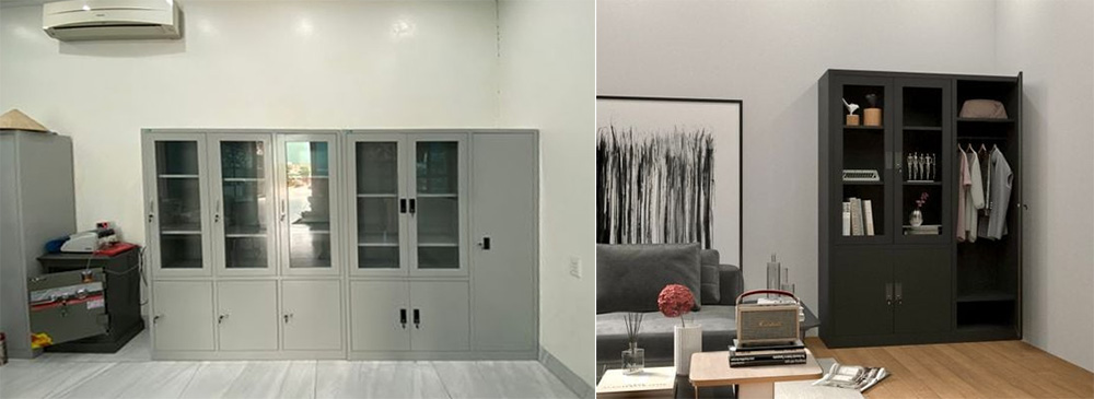 Hình ảnh thực tế tủ TS03-3K