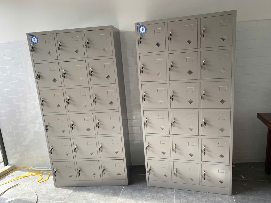 Hình thực tế tủ locker TU986-3KP