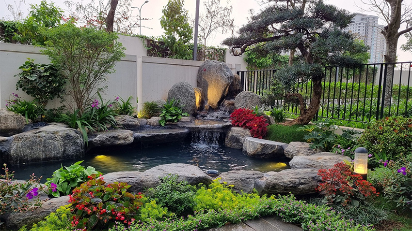 Hình 2: Thiết kế sân vườn nhà quê xanh mát