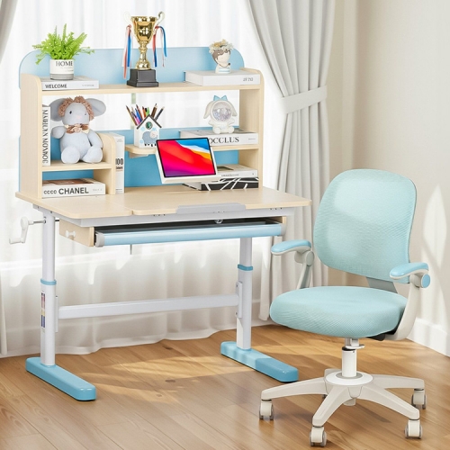 Bộ bàn ghế học chống gù chống cận gỗ tự nhiên BGMT15