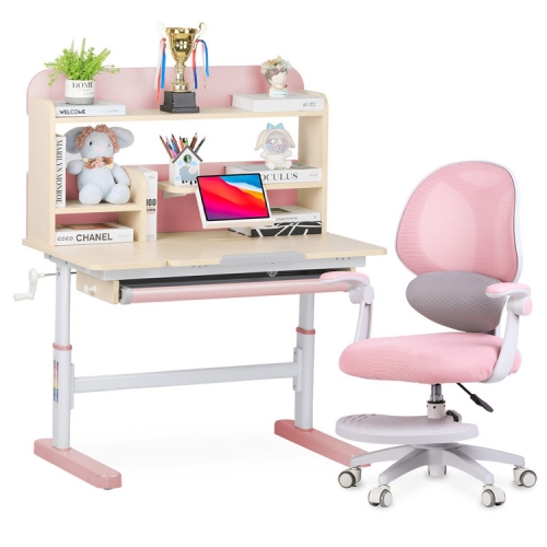 Bộ bàn ghế học chống gù chống cận gỗ tự nhiên BGMT15