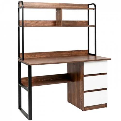 Bàn học liền kệ BHS408