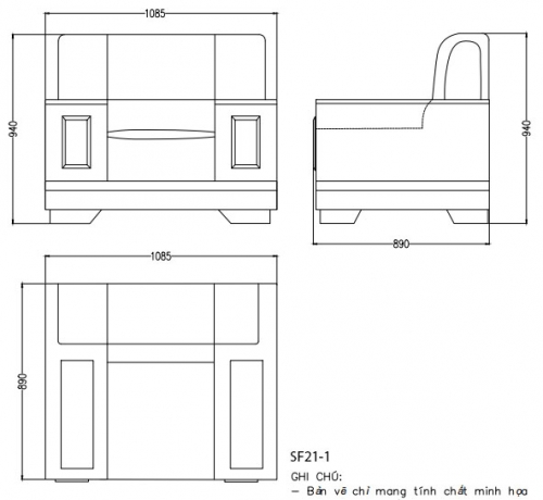 Ghế sofa SF21